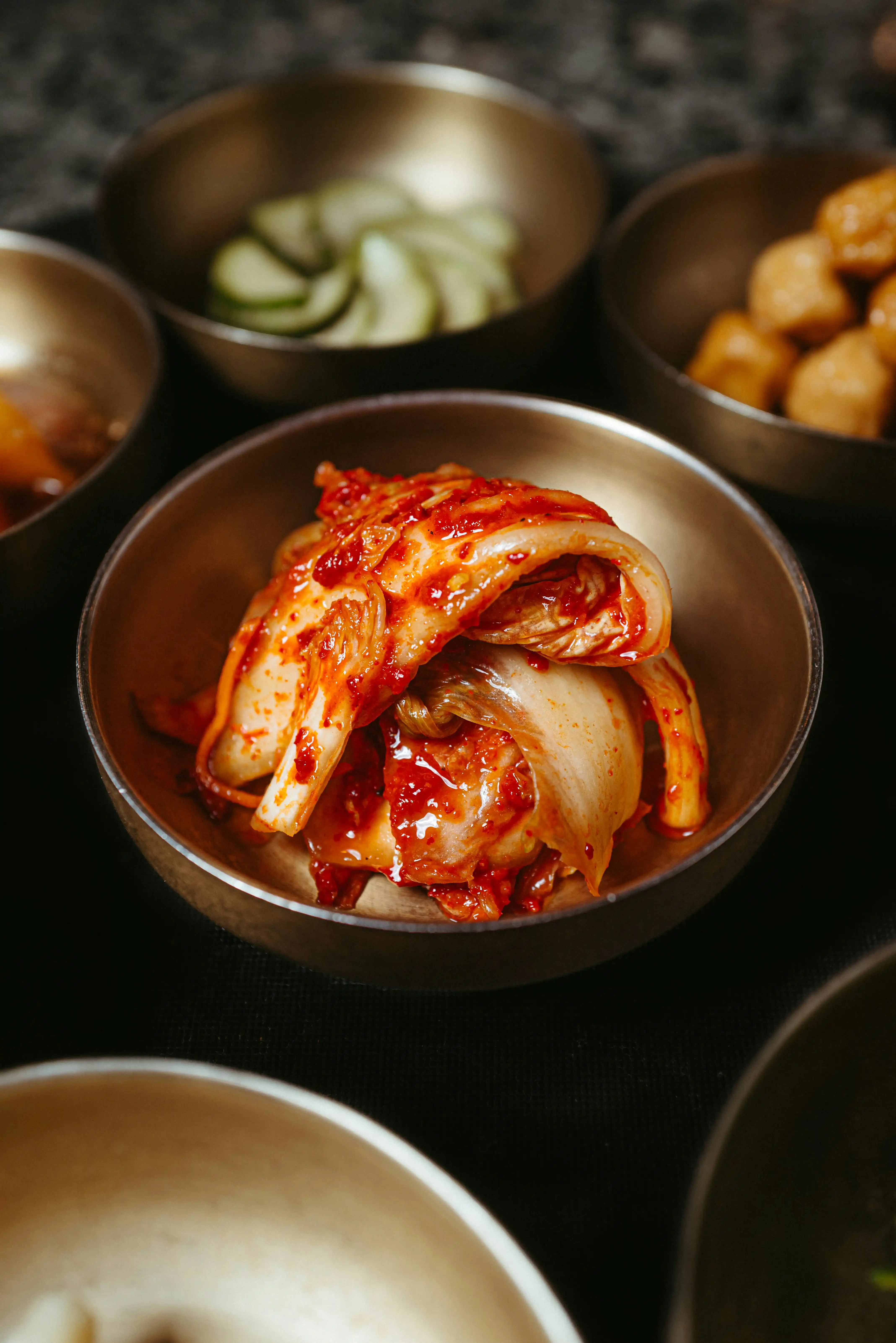 Spicy Kimchi in a bowl